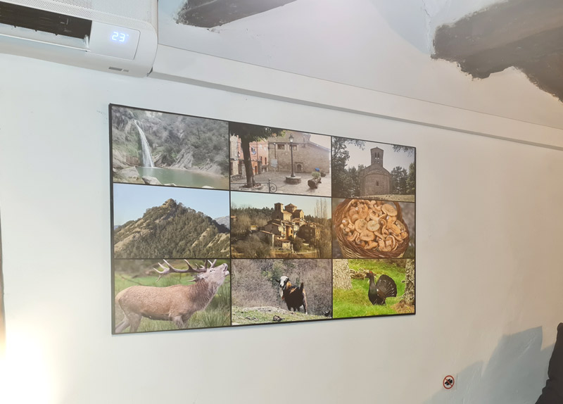 Apartamento rural con encanto en Borredà - cuadros con fotografías de la zona
