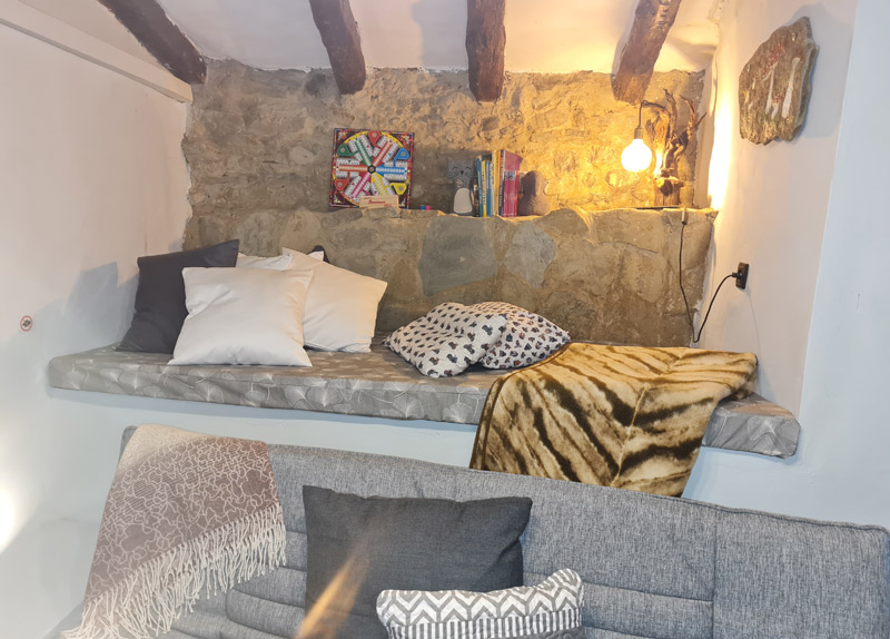 Apartamento rural con encanto en Borredà - zona chill out elevada