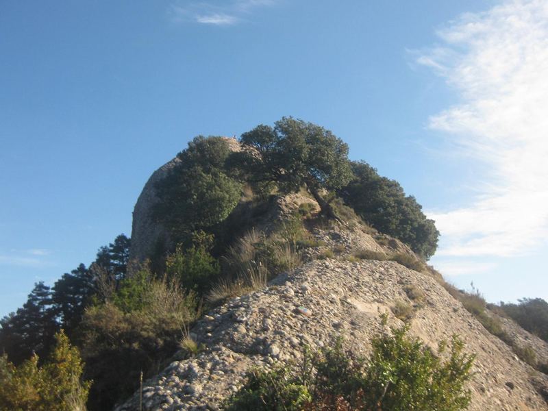 Cima de conglomerado de la Salga Aguda, la más alta de la sierra de Picancel