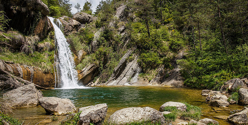 Rivière Mergançol et Gorg del Salt