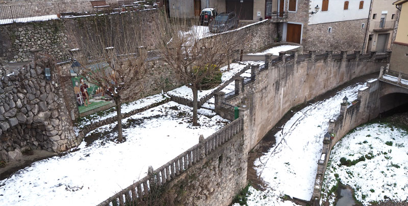 Centro histórico de la Pobla de Lillet