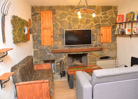 Apartamento adaptado Berguedà con chimenea