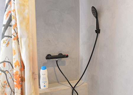 Apartment for tourist rental Pobla de Lillet - Shower with temperature regulator