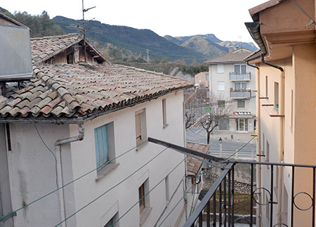 Apartment for tourist rental Pobla de Lillet - Views from the balcony of the second floor of the triplex