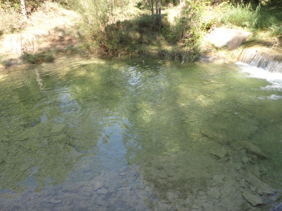 Presa del Molí de Cabanes al llit del Mergançol