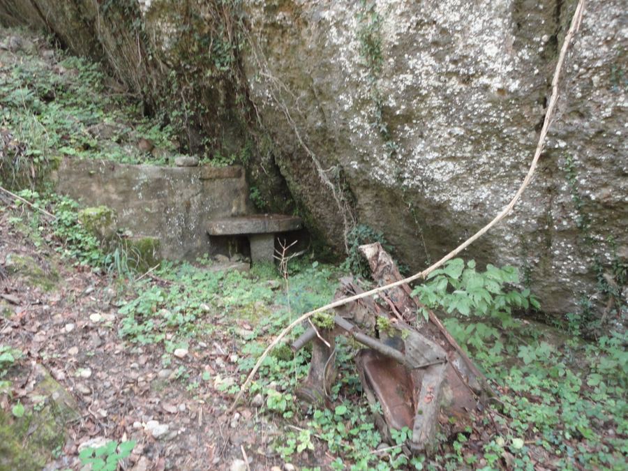 Remains of the Molí d'en Font, the mill the guild had to build after losing the lawsuit over the water