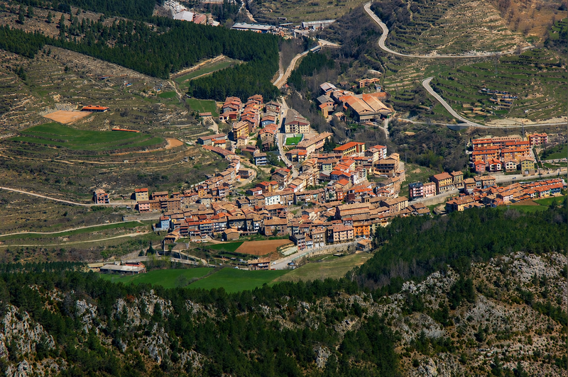 Historic textile industry in La Pobla de Lillet, Berguedà
