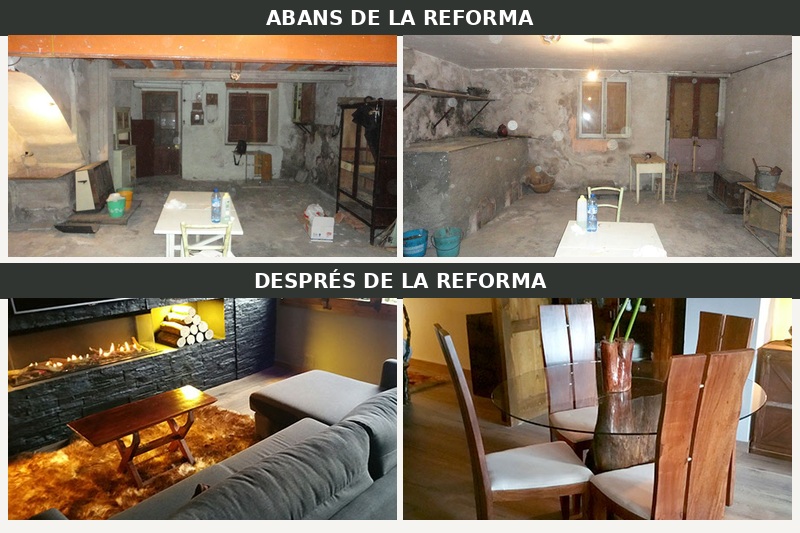 Bâtiment rural réhabilité au Berguedà pour un tourisme durable
