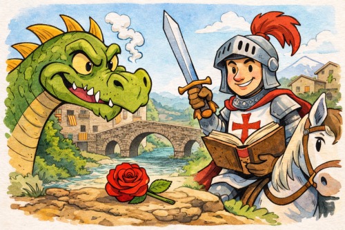 Sant Jordi diferente: rosas, libros… y montaña en el Berguedà